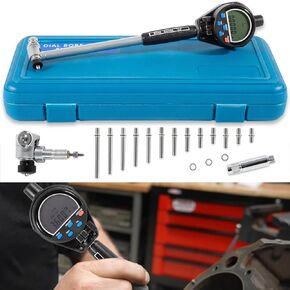 54-646-401-0 Digital Dial Bore Gage Set Electronic Dial Bore Gauge Set with 1.4" - 6"/35mm-150mm Measuring Range