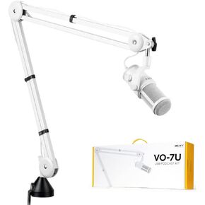 Deity VO-7U Boom Arm Kit USB Dynamic Podcast Microphone with RGB Lights for Game Podcast Stream YouTube (Black)