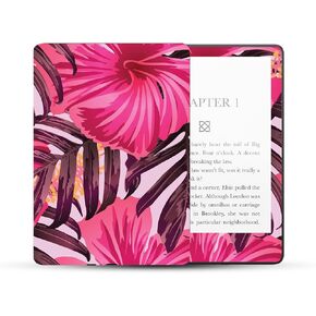 MightySkins Skin Compatible with Amazon Kindle Paperwhite 5 6.8-inch 11th Gen (2021) Full Wrap - Tropical Pink | Protective, and Unique Vinyl Decal wrap Cover | Easy to Apply | Made in The USA