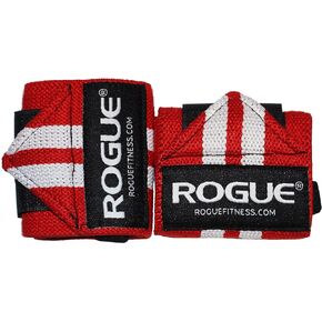 Fitness Wrist Wraps Red/White|Rogue Fitness Wrist Wraps (Red, 12")