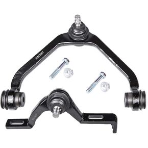 2Pcs K8708 K8710 (2 PC Design,Spring:Torsion Bar) Front Upper Control Arm and Ball Joint Assembly Fit For 95-01 Fo-rd Explorer, 98-11 Ranger/Ma-zda B2500 B3000 B4000 /97-01 Mountaineer