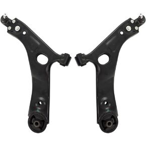 TRQ Front Lower Control Arm with Ball Joint Set Compatible with 2015-2022 Ford Mustang