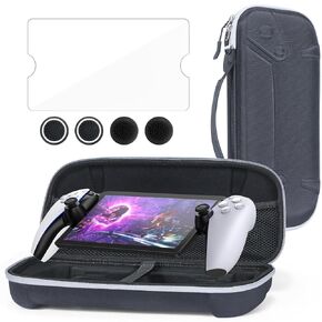 BRHE Carrying Case for PlayStation Portal - Protective Hard Shell Travel Carry Handbag,Lightweight and Portable,Ample Protection from Drops,Scratches,and Dust,Convenient and Travel-Friendly (Black)
