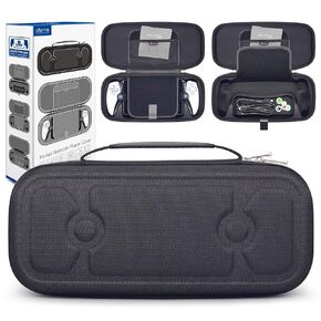 sisma Case Compatible with PS5 PlayStation Portal Remote Player Hard Shell Protective Cover Storage Case Black Carrying Bag & Screen Cleaning Cloth in Kuwait
