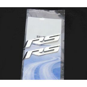 Yoaoo 2Pack OEM Black Rs Decal Emblem Badges 3D Metal Compatible with Zl1 1LE Series Matte Black