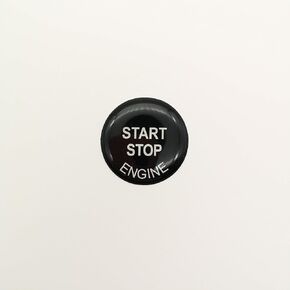 2XEngine Push Start Stop Button Repair kit 3D Sticker Decal, Compatible with Jaguar FX 2009-2014