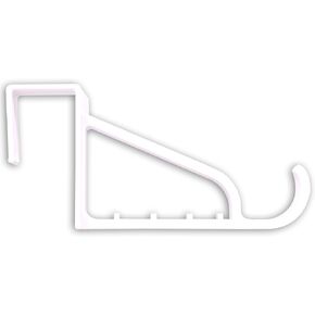 أساسيات الأجهزة 852098 خطاف فوق الباب، كبير من البلاستيك الأبيض in Kuwait