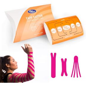 CureTape® Cutter: The Ultimate Kinesiology Tape Cutting Device | Effortless, Precise, and Convenient! | Pre-Cut Medical & Kinesiology Tape On Demand | Cut 2inch Tape to Desired Lengths & Strokes