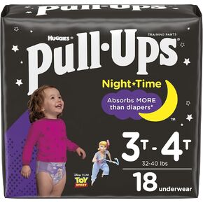 ملابس داخلية للتدريب على استخدام المرحاض للفتيات أثناء الليل من Pull-Ups، 3T-4T، 18 قيراط in Kuwait