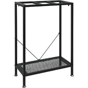 tongmo 40 Gallon Fish Tank Stand, 2 Stands Metal Aquarium Stand, Aquarium Turtle Tank (40 Gallon-Black)
