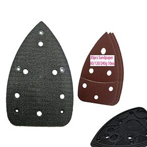 30+1 Mouse Pad Sandpaper for Ryobi Corner Cat Sander 039065005001 Backing Platen