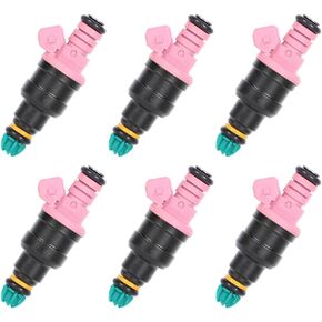 ECCPP Fuel Injectors, 6pcs High Performance 4 Holes Fuel Injector Kit 0280150440 fit for 1998 1999 for BMW 328i,1996 1997 1998 1999 for BMW 328is M3,1997 1998 for BMW 528i,1998 1999 2000 for BMW Z3