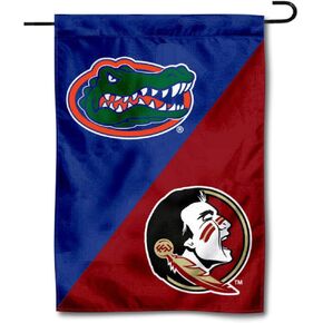 Florida Gators House Divided Garden Flag