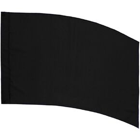 DSI Color Guard Practice Flag (PCS) - Curved Rectangle - Black