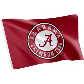 Desert Cactus The University of Alabama Flag Crimson Tide Bama UA Flags Banners 100% Polyester Indoor Outdoor 3x5 (Style 2)