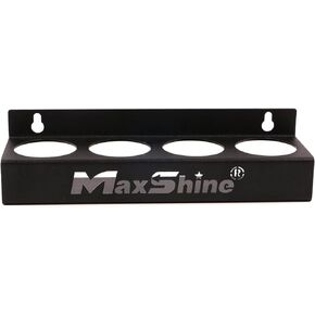 Maxshine Detailing Ceramic Coating Holder - Holds up to 4 Bottles (50-100ml) - Organizer, Sturdy, Simple & Lightweight Design, Easy Wall Mounting - Premium Auto Detailing Accessories & Supplies