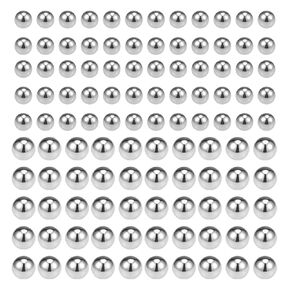 uxcell 0.5mm, 1mm Bearing Balls 304 Stainless Steel Precision Balls 2000pcs