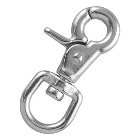 316 Stainless Steel Heavy Duty Lobster Clasp Trigger Spring Hook Heavy Snap Rotating Eagle Claw Hook for Making Pet Leashes Dog Collars Belts Cat Hammocks Keychains Diving Flow Hook