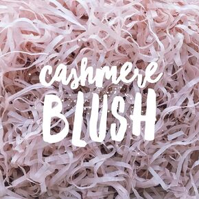 Cashmere Blush Shredded Tissue Paper Shred Dusty Soft Baby Pink Hamper Gift Box Filler Eco-friendly Biodegradable Compostable Acid-free Colourfast 200g