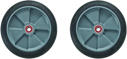 Magline 10830 8" Diameter Balloon Cushion Wheel with Red Sealed Semi Precision Ball Bearings in Saudi Arabia