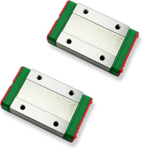 2 قطعة MGN12-H الخطي تحمل السكك الحديدية دليل كتلة ل 12 مللي متر واسعة صغيرة دليل الحركة الخطية السكك الحديدية المنزلق تحمل الصلب انزلاق كتلة in Kuwait