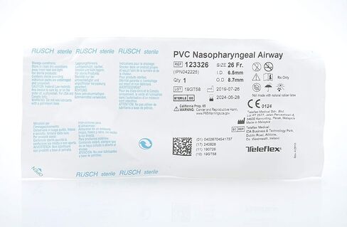 Teleflex 123326 مجرى الهواء الأنفي البلعومي، PVC (عبوة من 10) in Kuwait