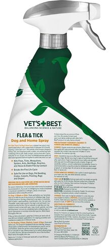 Vet’s Best Flea & Tick Home Spray for Dogs – Cotton Spice Scent Dog Flea & Tick Aid – Made in The USA – Flea & Tick Home Spray – Flea Protection for Dogs – 32 oz in Saudi Arabia