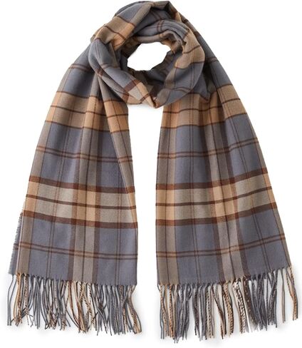 بطانية وشاح من صوف بيشو الياباني بتصميم مربع ناعم للجنسين in Kuwait