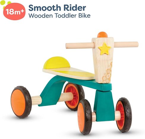 B. toys – Ride-On Zebra – Ride-On Toy for Toddlers – Soft Seat – Wooden Toys – 18 Months + – Zippity Zebra in Saudi Arabia