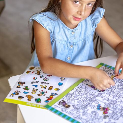 Melissa & Doug Seek & Find Sticker Pad - Around Town, 4+ Years in Saudi Arabia