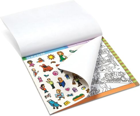 Melissa & Doug Seek & Find Sticker Pad - Around Town, 4+ Years in Saudi Arabia