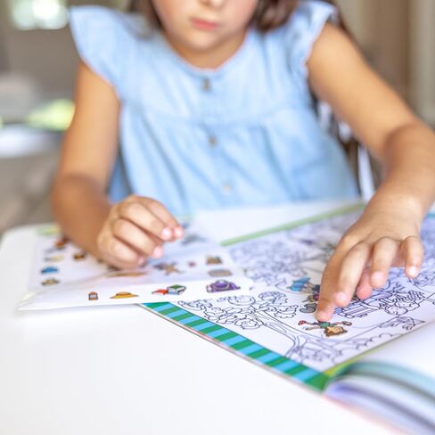 Melissa & Doug Seek & Find Sticker Pad - Around Town, 4+ Years in Saudi Arabia