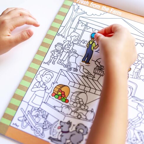 Melissa & Doug Seek & Find Sticker Pad - Around Town, 4+ Years in Saudi Arabia