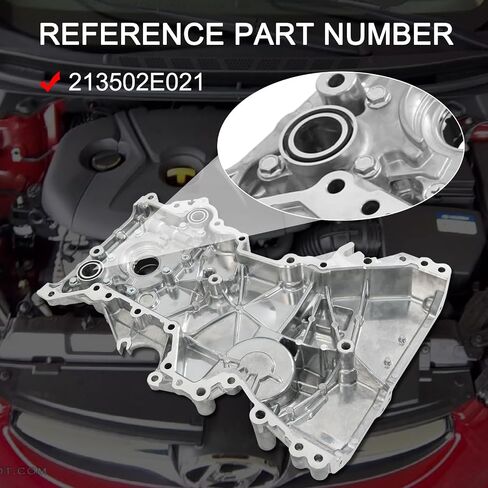 مجموعة غطاء سلسلة التوقيت متوافقة مع 2011-2013 Hyundai Elantra، لاستبدال الروح 2012-2013 # 213502E021 21350-2E021 in Saudi Arabia