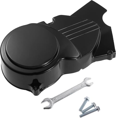 X AUTOHAUX 1 مجموعة غطاء الجزء الثابت للمحرك الأيسر لـ 50cc 70cc 90cc 110cc 125cc محرك الدراجة الترابية ATV رباعية الدراجة غطاء حماية المحرك الأسود غطاء حماية الجزء الثابت in Saudi Arabia