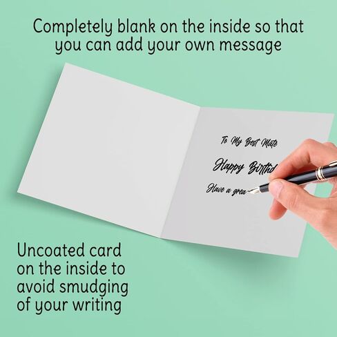 Fun Football Birthday Cards for Men Women - England Manager - Funny Happy Birthday Card for Mom Dad Papa Pops Brother Sister Son Daughter Grandma Grandpa, 5.7 Inch Joke Footy Bday Greeting Cards in Kuwait