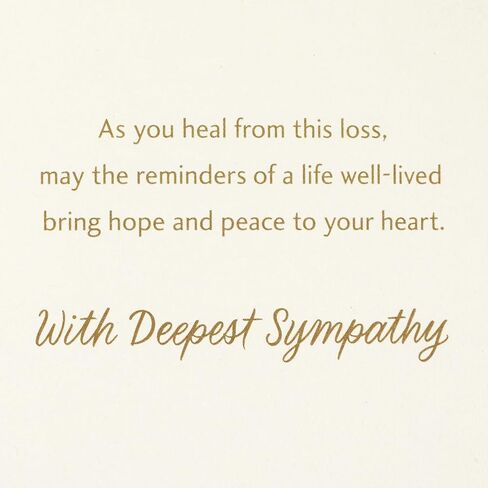 Hallmark Sympathy Card, Tree (Every Prayer for Peace) in Saudi Arabia