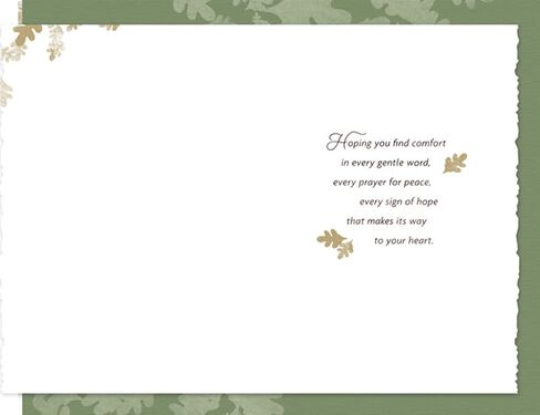 Hallmark Sympathy Card, Tree (Every Prayer for Peace) in Saudi Arabia