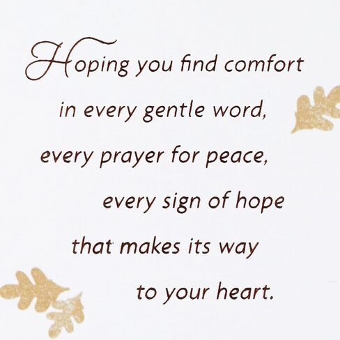 Hallmark Sympathy Card, Tree (Every Prayer for Peace) in Saudi Arabia
