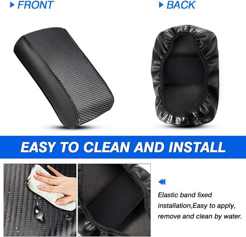 Karltys Ram 1500 Center Console Cover for Dodge Ram 1500 2019-2024 2025, Anti-Scratch Leather Protector with Stylish Pattern, Waterproof Ram 1500 Middle Console Armrest Cover Elbow Cushion Pad in Saudi Arabia