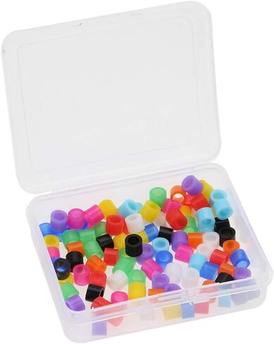 حلقات رمز الأسنان، 100 قطعة/صندوق مختلط الألوان حلقات رمز حلقات رمز السيليكون لأداة طب الأسنان in Kuwait