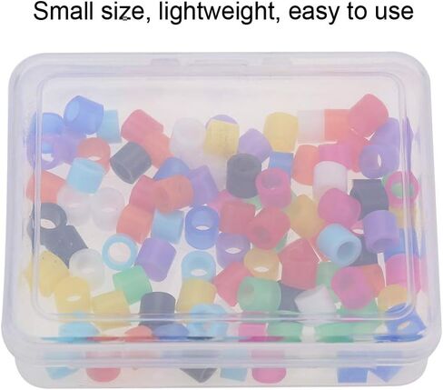 حلقات رمز الأسنان، 100 قطعة/صندوق مختلط الألوان حلقات رمز حلقات رمز السيليكون لأداة طب الأسنان in Kuwait