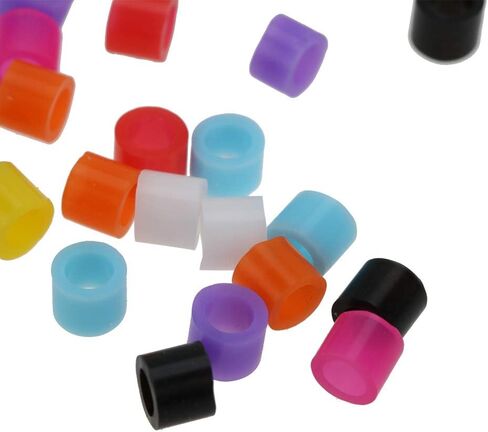 حلقات رمز الأسنان، 100 قطعة/صندوق مختلط الألوان حلقات رمز حلقات رمز السيليكون لأداة طب الأسنان in Kuwait