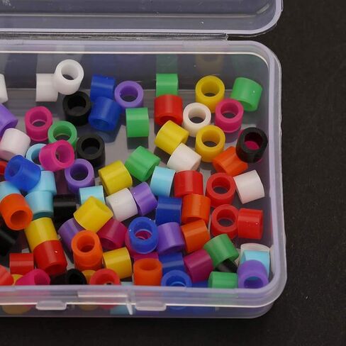 حلقات رمز الأسنان، 100 قطعة/صندوق مختلط الألوان حلقات رمز حلقات رمز السيليكون لأداة طب الأسنان in Kuwait