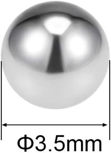 uxcell 1.5mm Bearing Balls 304 Stainless Steel G100 Precision Balls 500pcs in Saudi Arabia