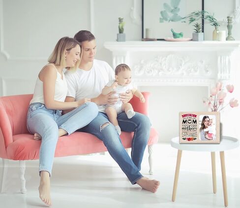 FaCraft First Mothers Day Picture Frames 4x6 Wood 1st Mother's Day Photo Frame for Mom from Baby First Mothers Day Gifts Frames for New Mom New Baby Mom to be Newborn New Parents Boy Girl Baby Nursery in Saudi Arabia