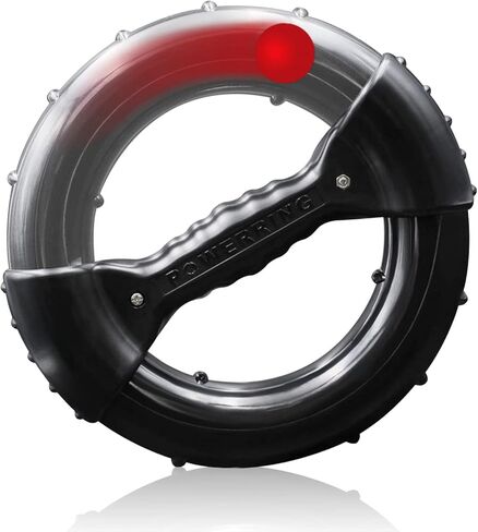 Suertree جهاز تمرين الذراع متساوي القياس للمعصمين والذراعين والكتفين وعضلات البطن الأساسية - باور باور سبين إيفو من باور بول للتدريبات المنزلية والجيم وإعادة التأهيل (أسود) in Kuwait