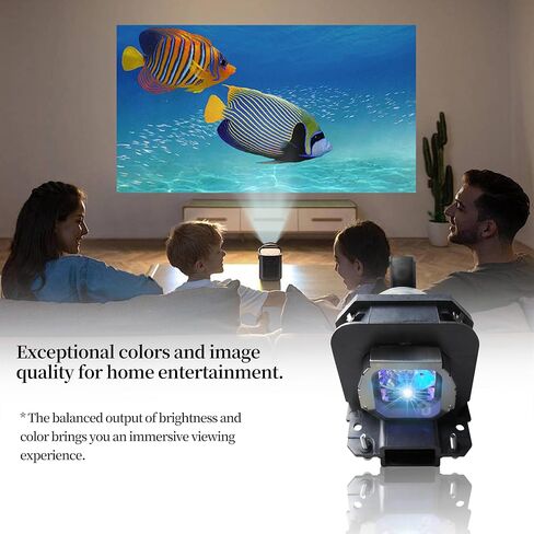 Replacement Projector Lamp Bulb Compatible with Panasonic PT-AX200U AX100U AX200E AX200 TH-AX100 AX100E AX100 New Generation A+ Lampwick Projector lamp Bulb with Housing in Saudi Arabia