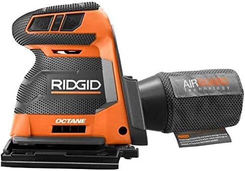 Ridgid 18-Volt OCTANE Cordless Brushless 3-Speed 1/4 Sheet Sander - Bare Tool, R86064B, (RENEWED) in Saudi Arabia