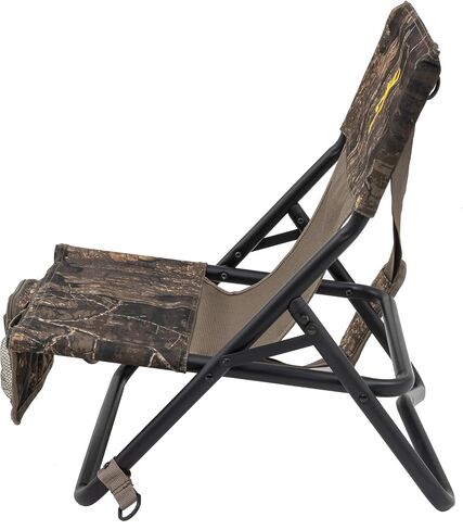 Browning Low-Profile Woodland Hunting Chair with Flat-Folding Design, Durable Steel Frame, Hanging Call Organizer Pocket, and Padded Shoulder Carry Strap in Saudi Arabia